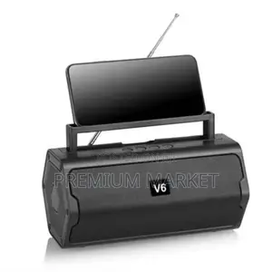 V6 Portable Speaker and Fm Radio