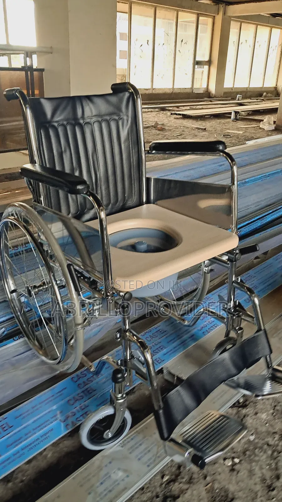 Folding Toilet Seat Incuding Wheelchair