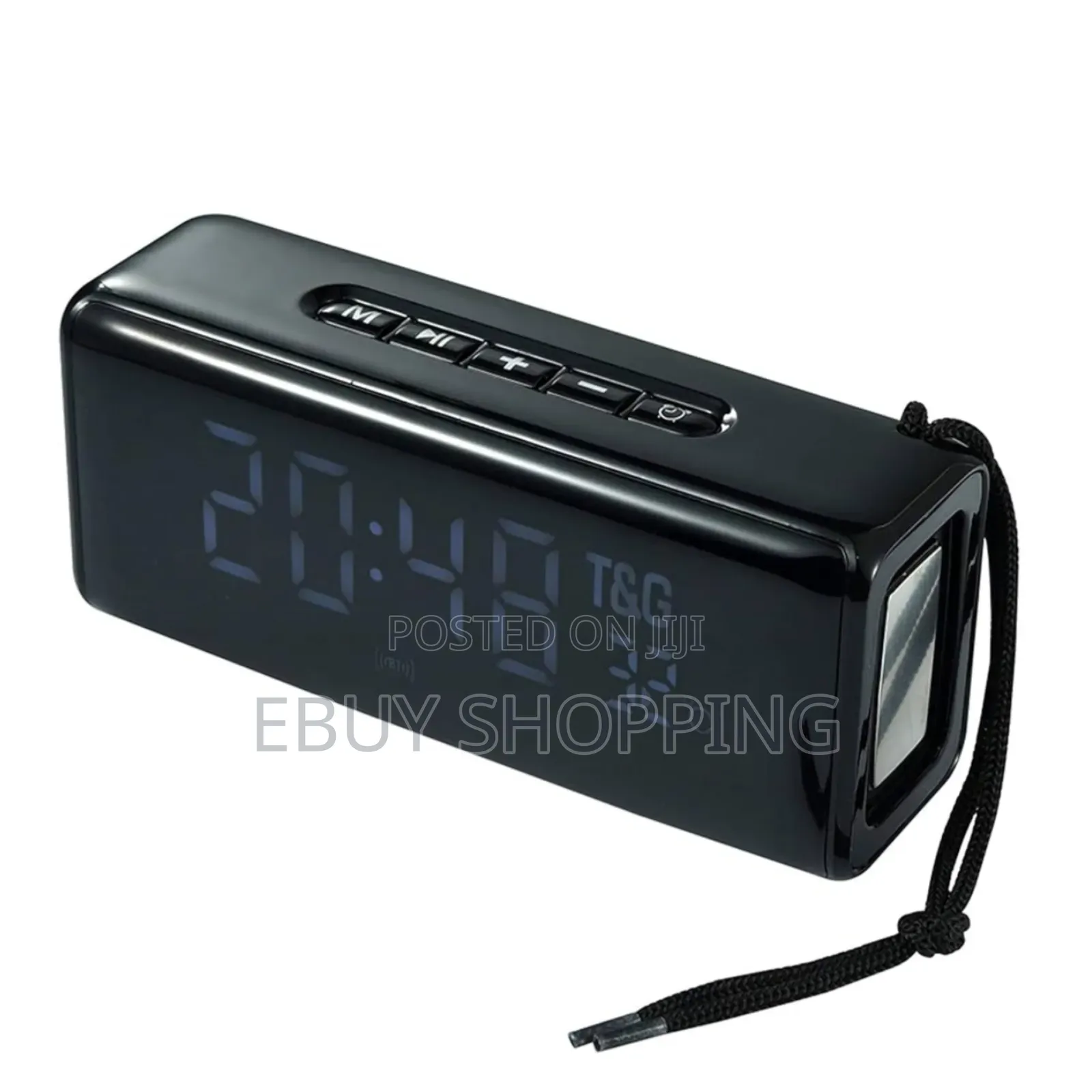 Personal Audio Hub With Clear Digital Alarm Clock