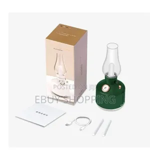 Photo - Suitable For Home, Office, Bedroom Vintage Lamp Humidifier