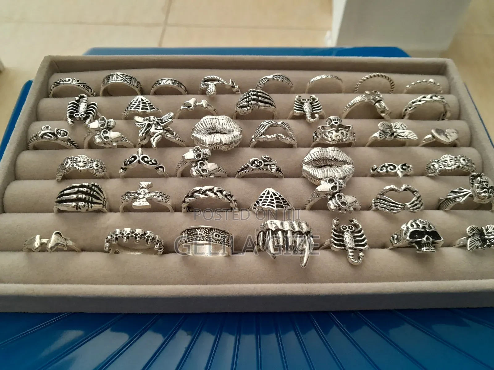 Gothic Rock Themed Rings