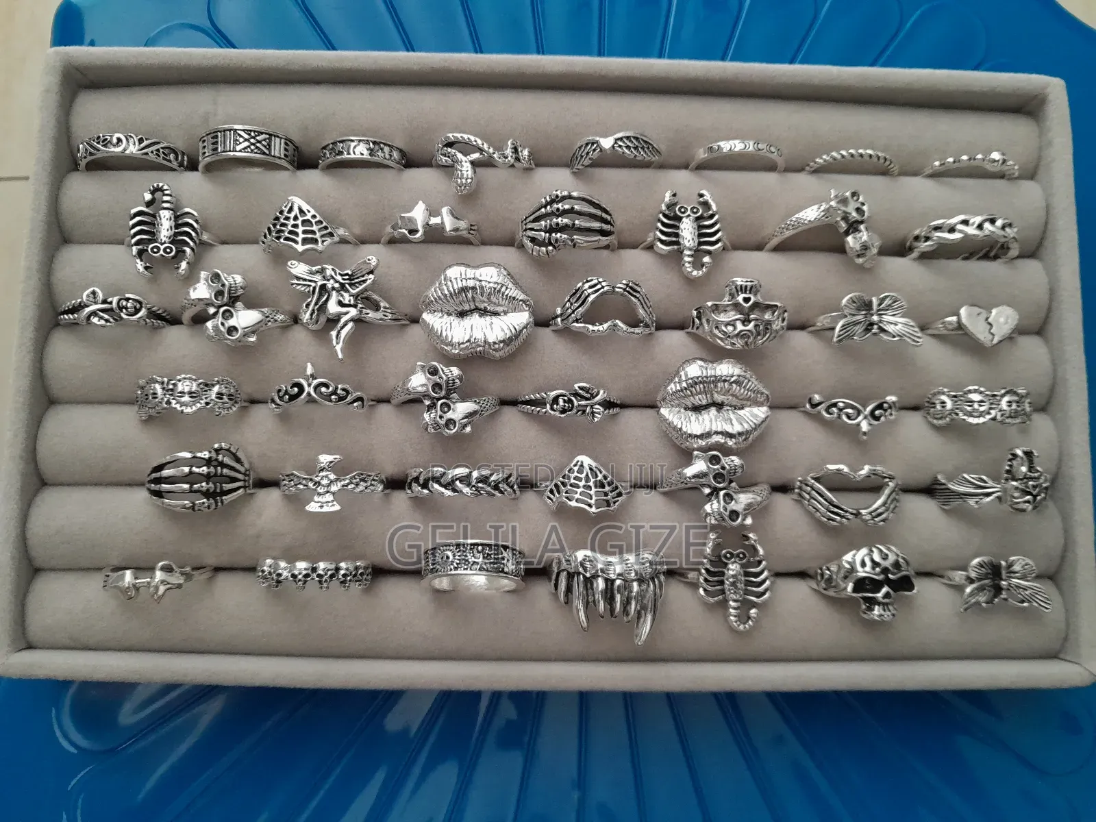 Gothic Rock Themed Rings