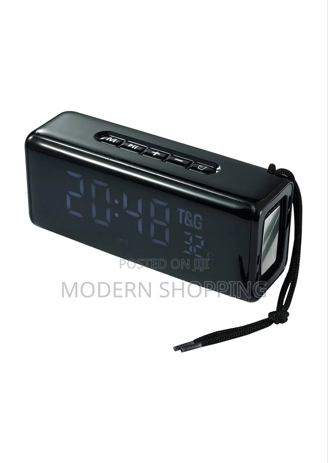 Portable Wireless Clock Speaker