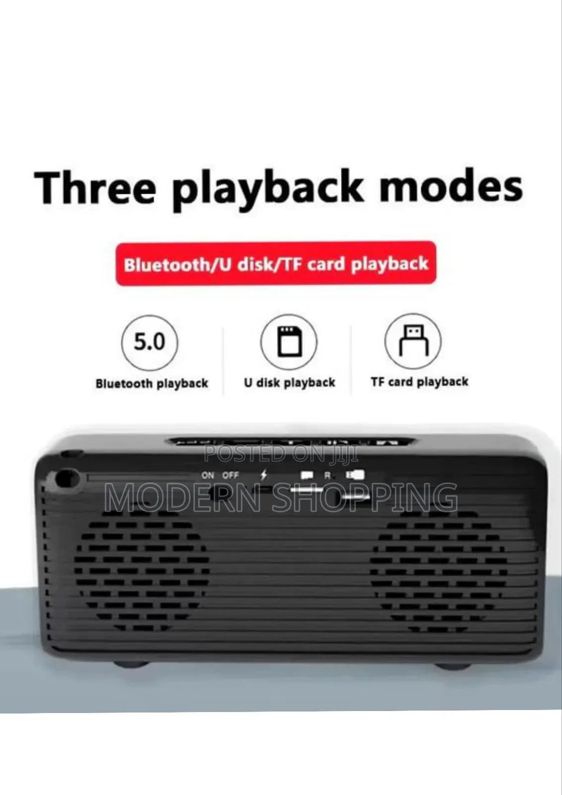 Portable Wireless Clock Speaker