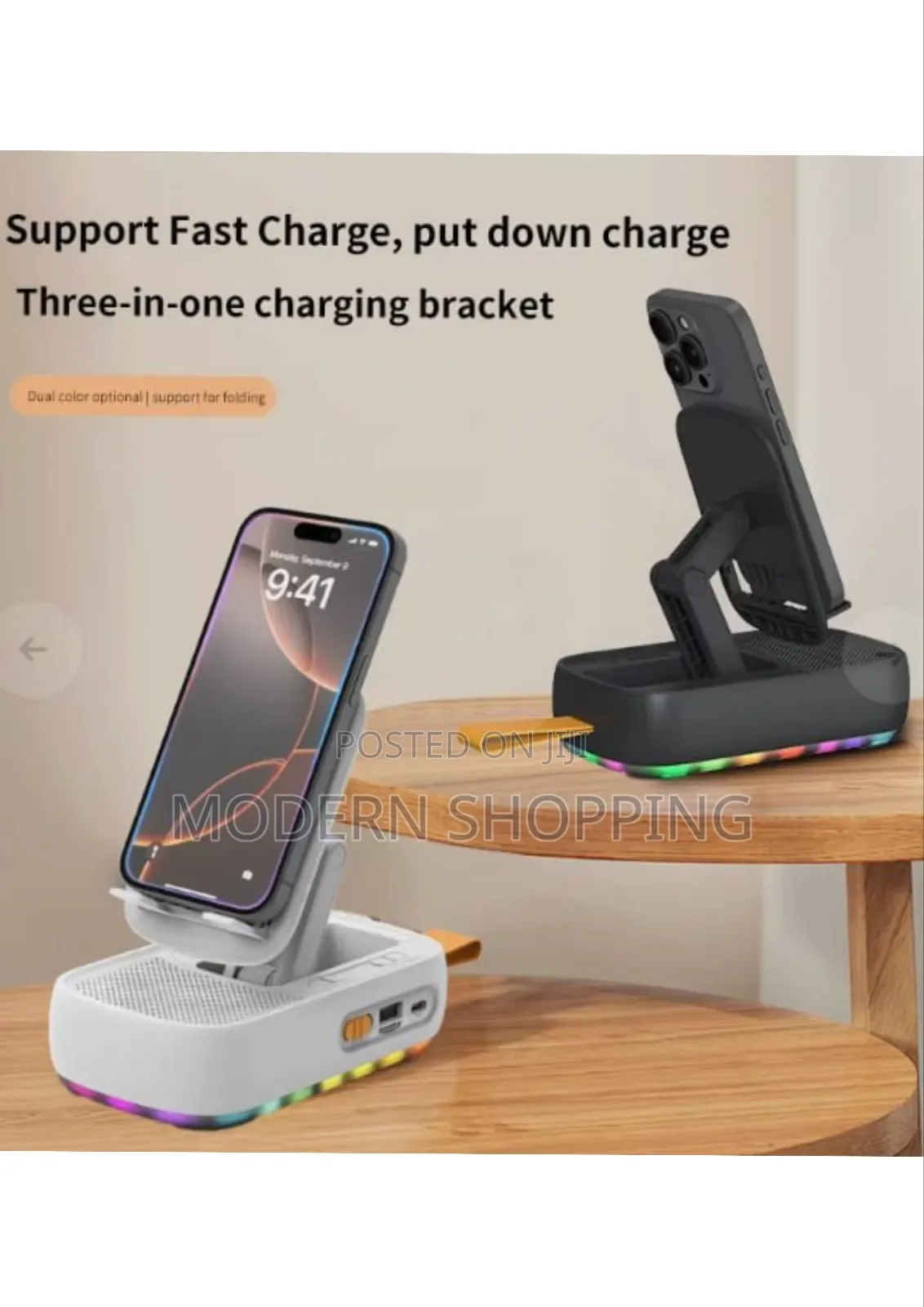 Bluetooth Speaker With Phone Holder