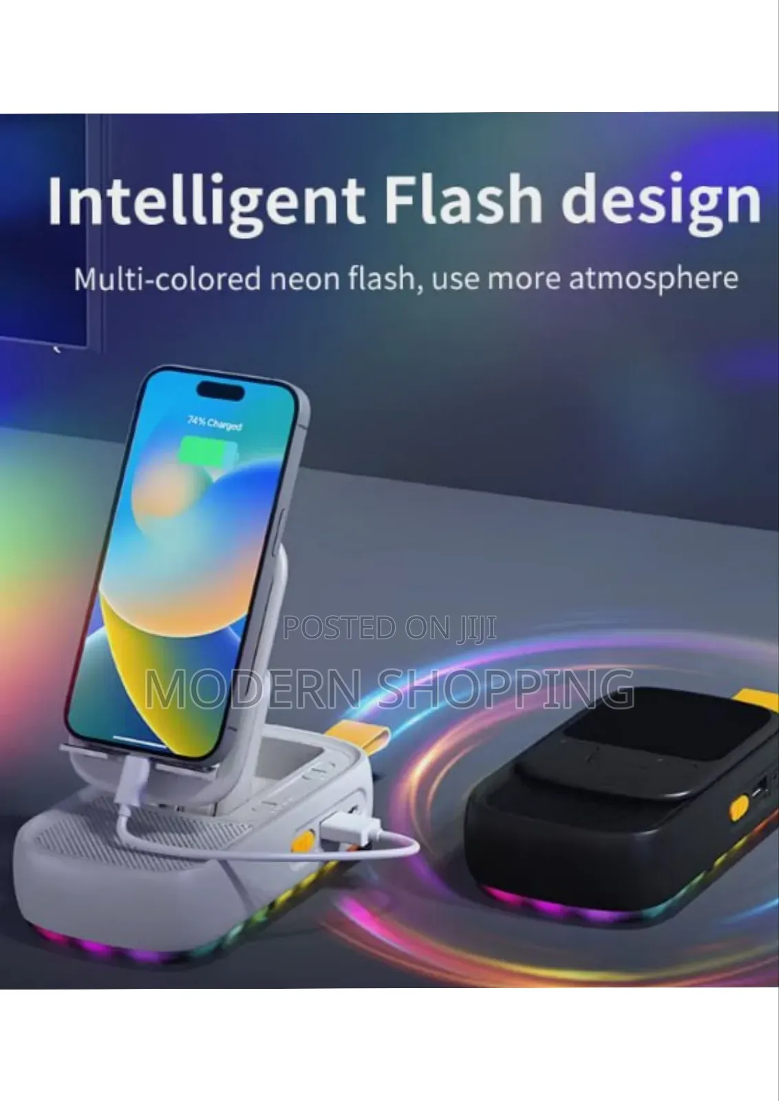 Bluetooth Speaker With Phone Holder