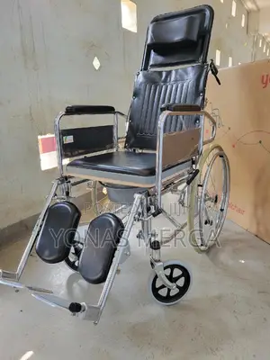 Toilet Wheelchair○杠adjustablefull Lying Reclining Wheelchair