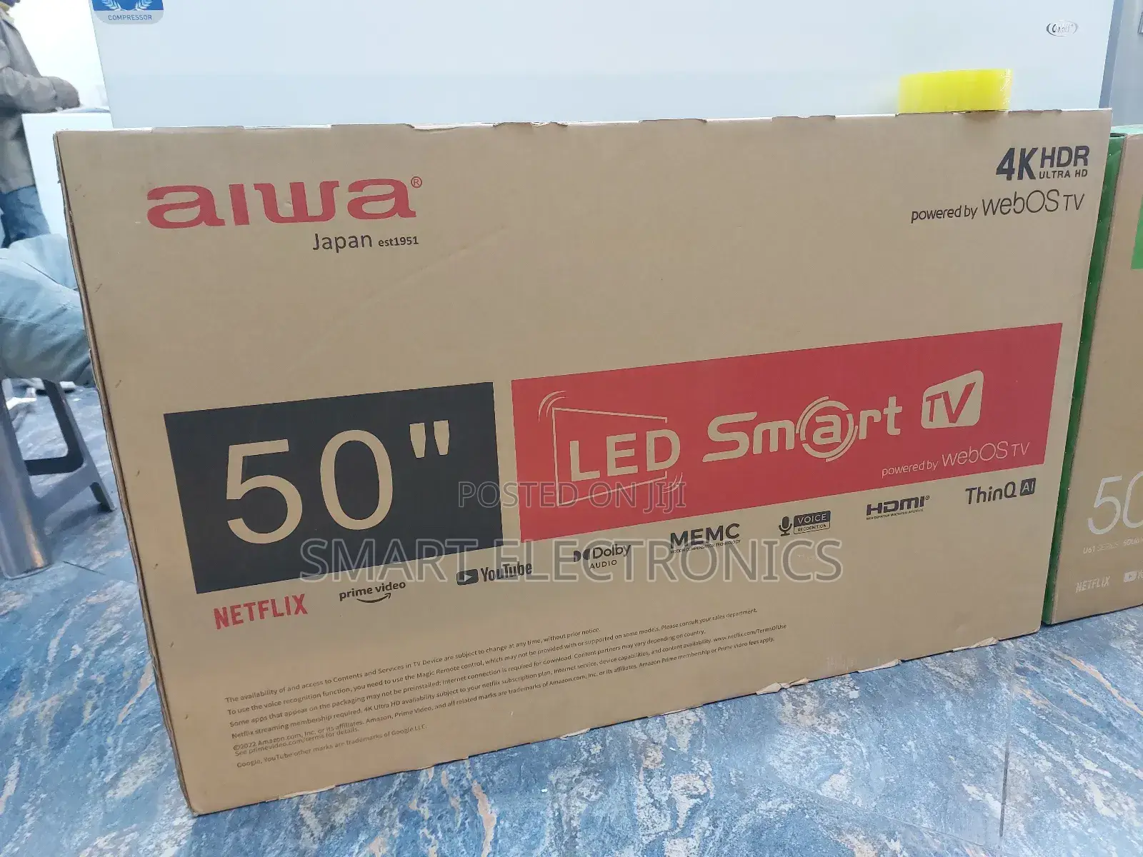 Aiwa 50 Inch Smart Uhd TV Powered by Webos TV