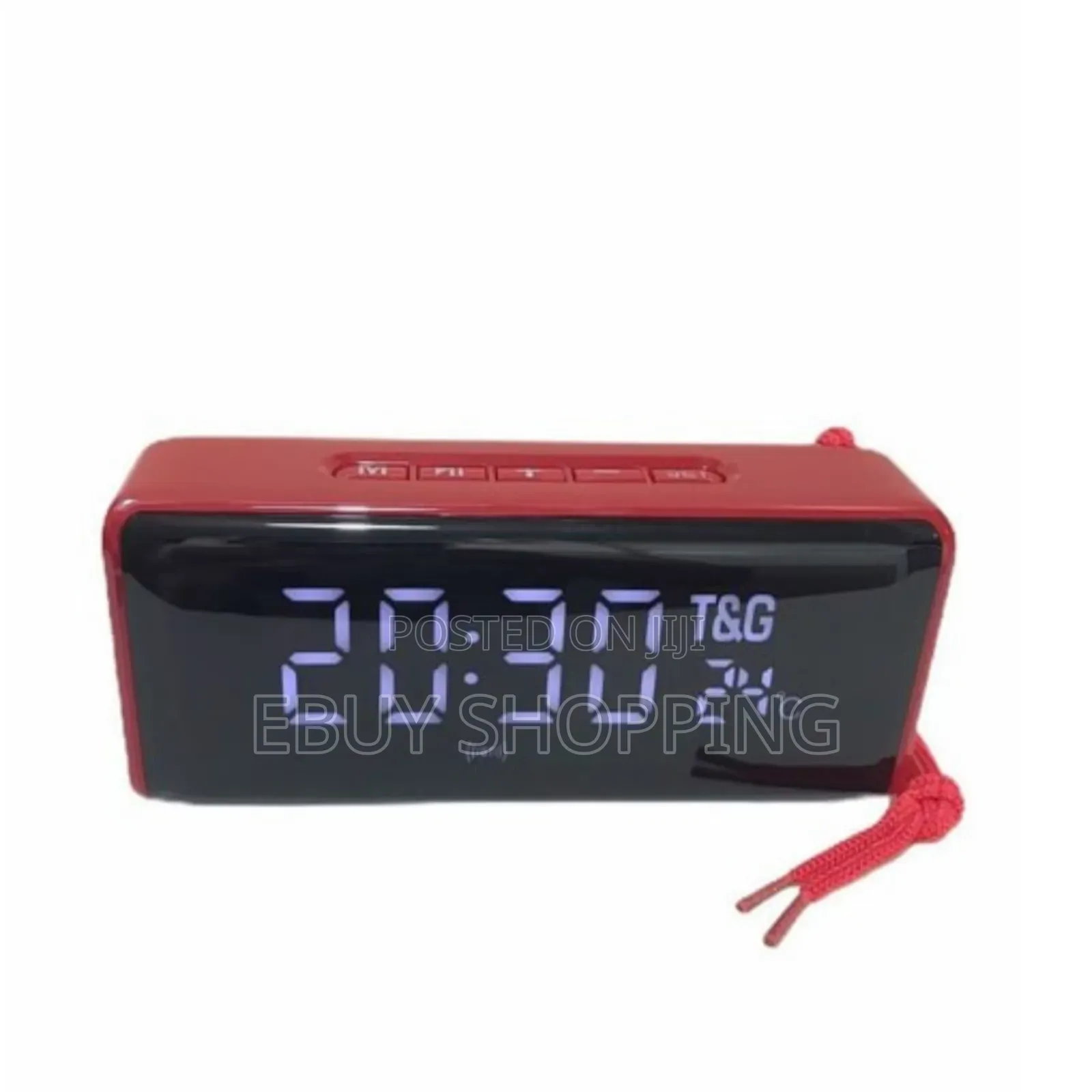 5wx2 Stereo Sound Bluetooth Speaker With Multi-Feature Clock