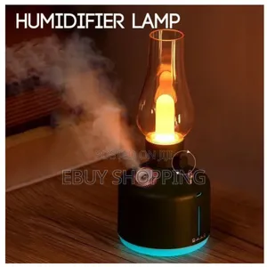 Photo - Brightness Level: 1%-100% Vintage Lamp Humidifier