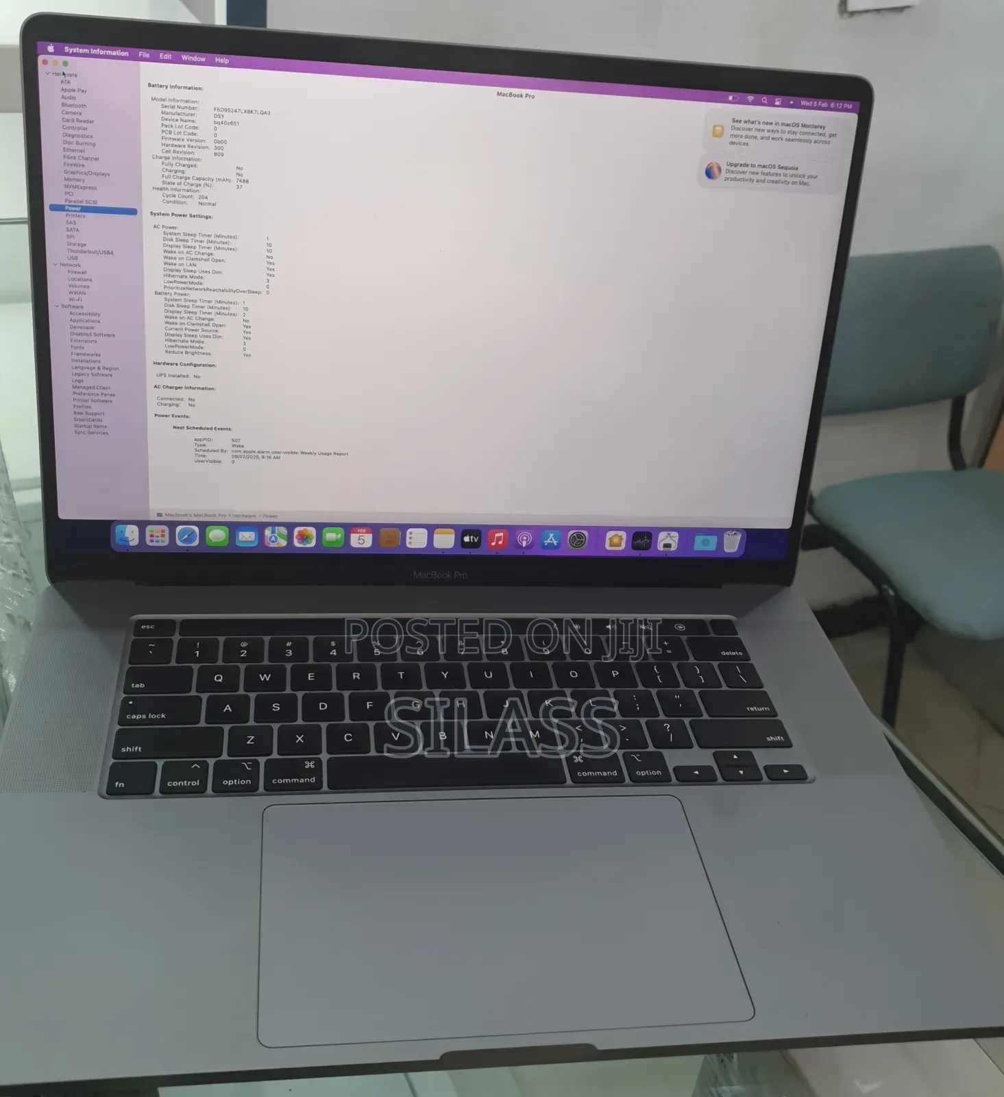 New Laptop Apple MacBook Pro 2019 16GB Intel Core I9 SSD 1T