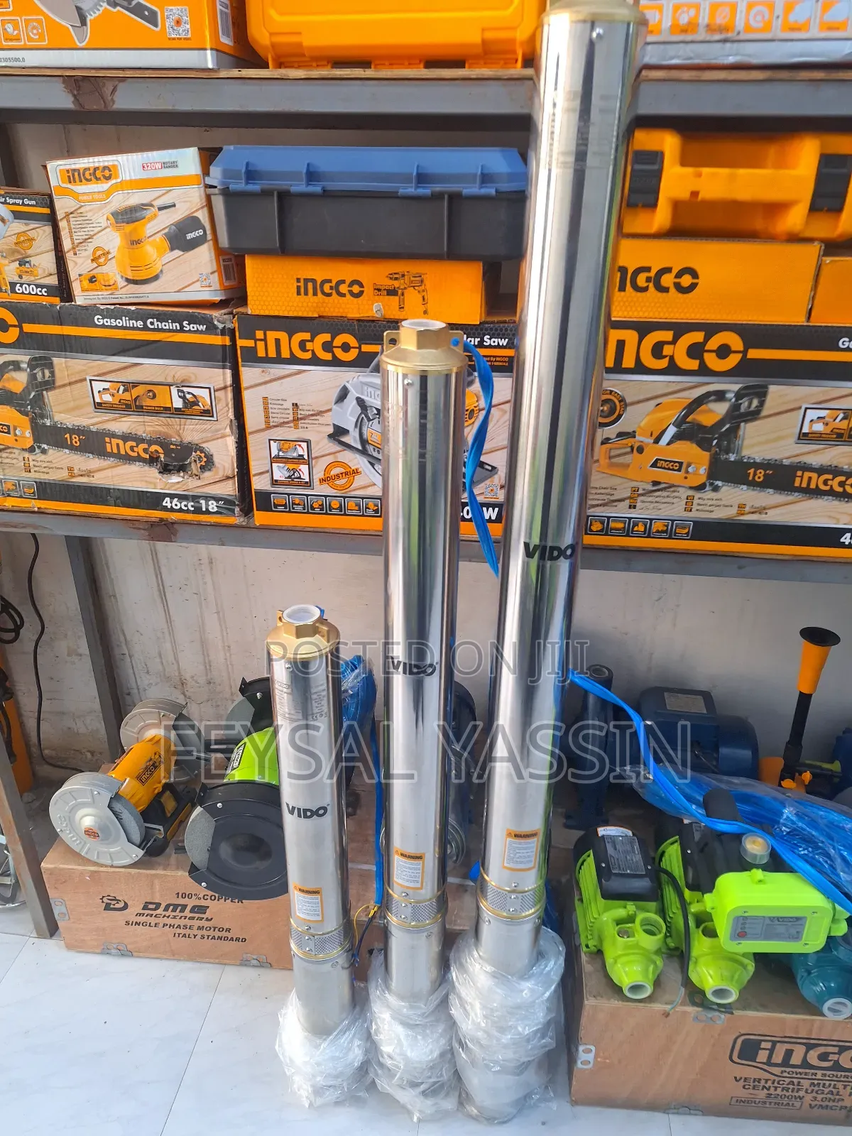 Pump Bore Hole የጉድጋድ ፓንፕ 0.5hp - 3hp Vido