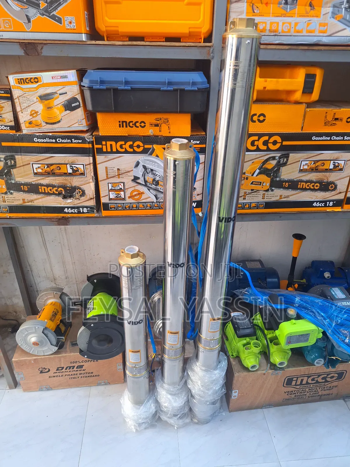 Pump Bore Hole የጉድጋድ ፓንፕ 0.5hp - 3hp Vido