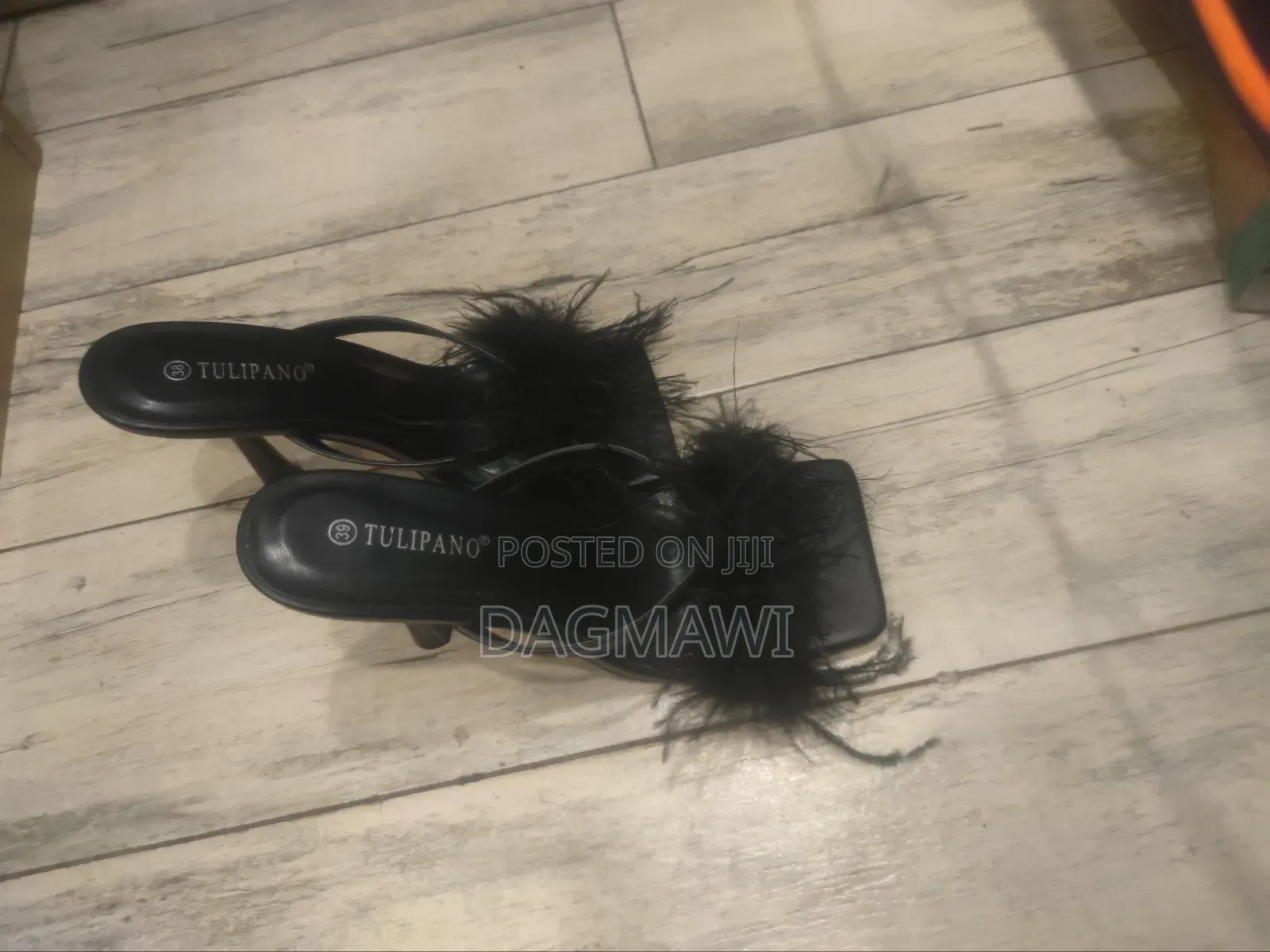 Tulipano Black Heel Shoes