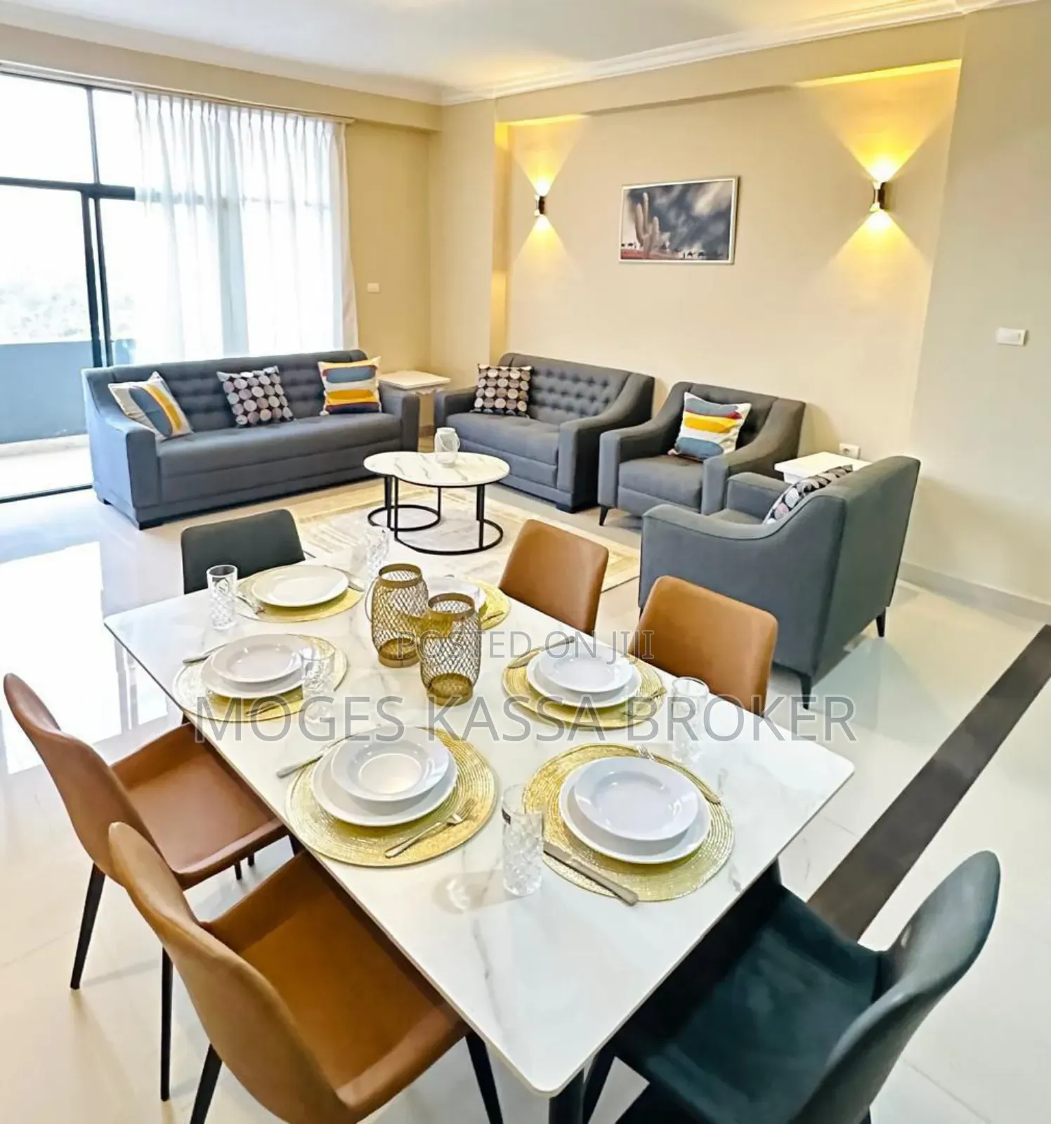 Furnished 3bdrm Condo in ፊጋ ኖህ ሪል እስቴት ባለ 3, Yeka for rent