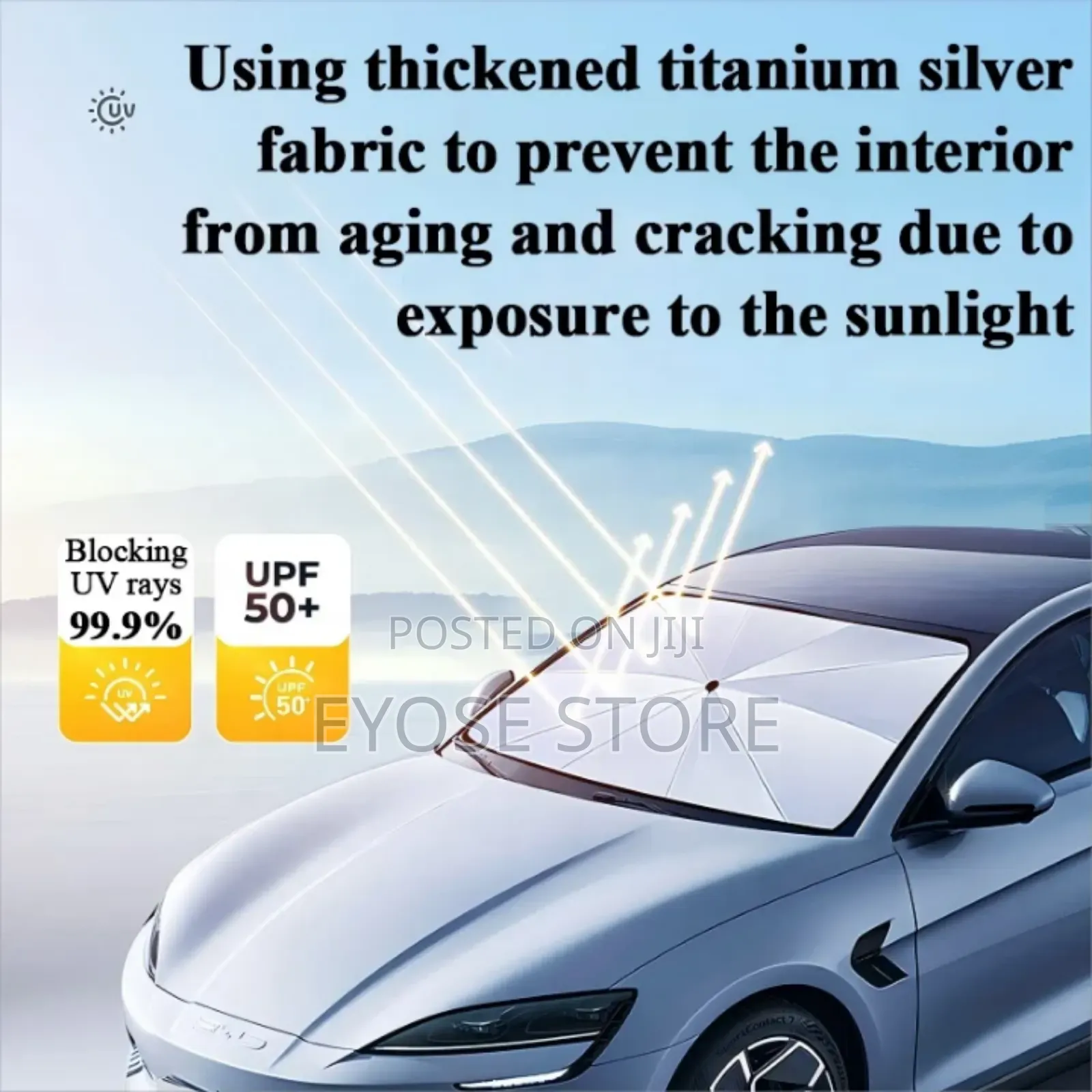 Car Windshield Sun Bath Umbrella