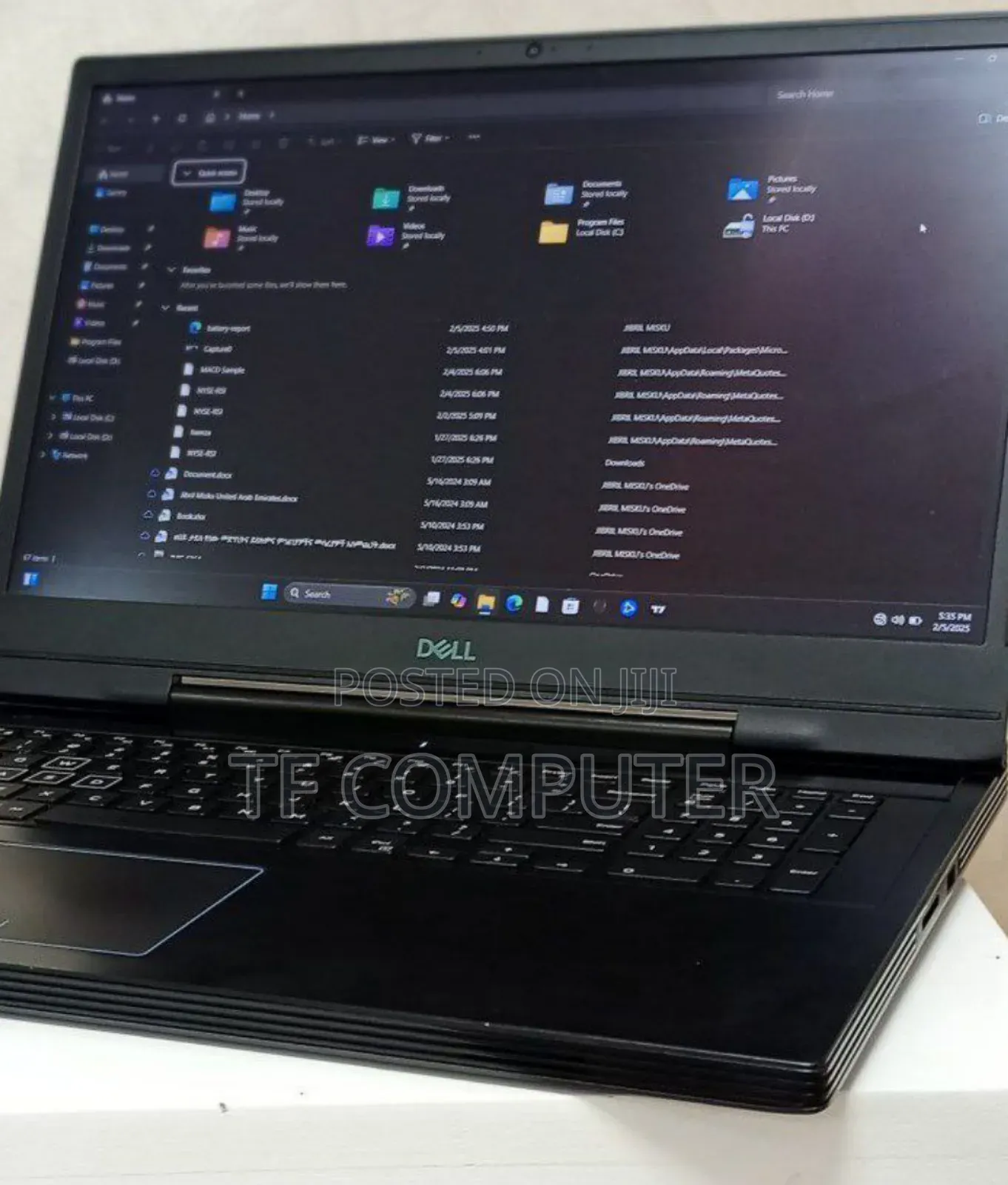 New Laptop Dell G GB Intel Core I7 SSD 1T