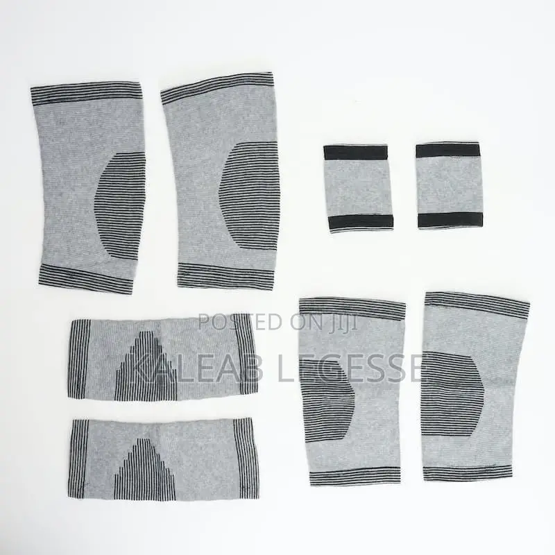 8pcs Bamboo Charcoal Fitness Protective Gear Set