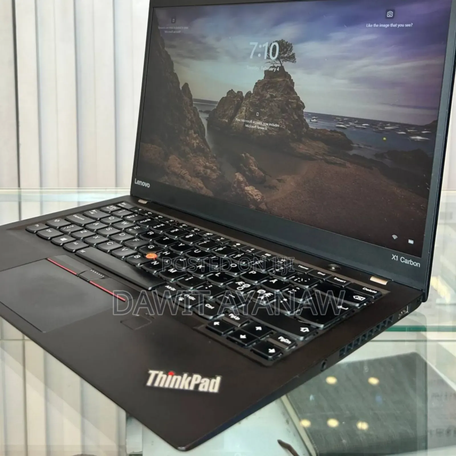 New Laptop Lenovo ThinkPad X1 Carbon 16GB Intel Core I7 SSD 512GB