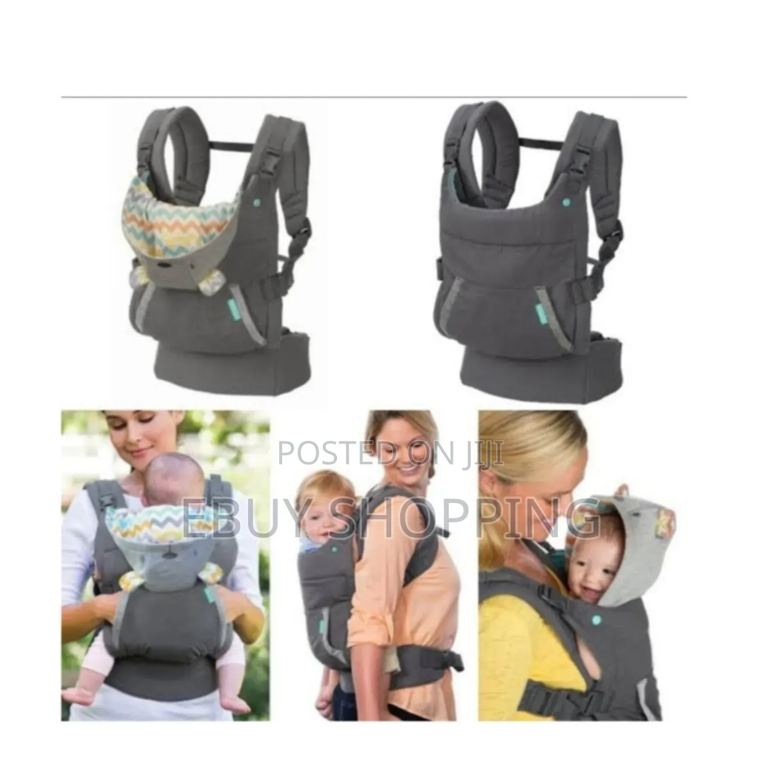 2 Ways to Carry: Front and Backpack Baby Carrier