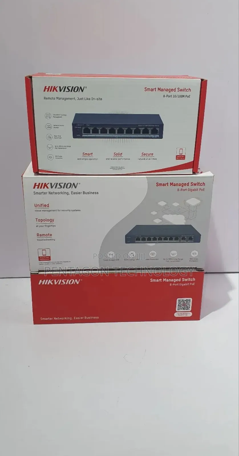 Hikvision Smart Managed Gigabit Poe Switch