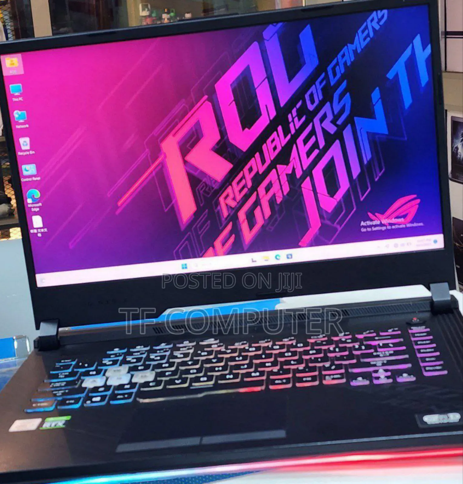 New Laptop Asus ROG Strix G15 16GB Intel Core I7 SSD 512GB