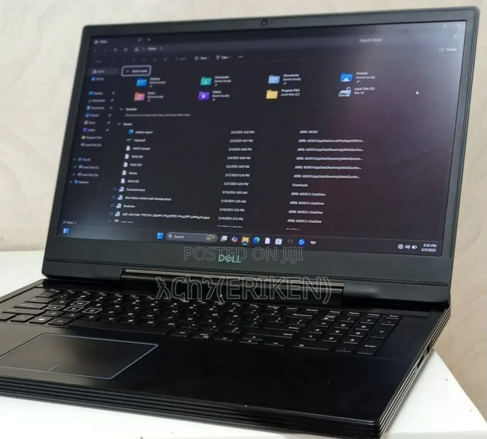 New Laptop Dell G15 5511 16GB Intel Core I7 SSD 512GB