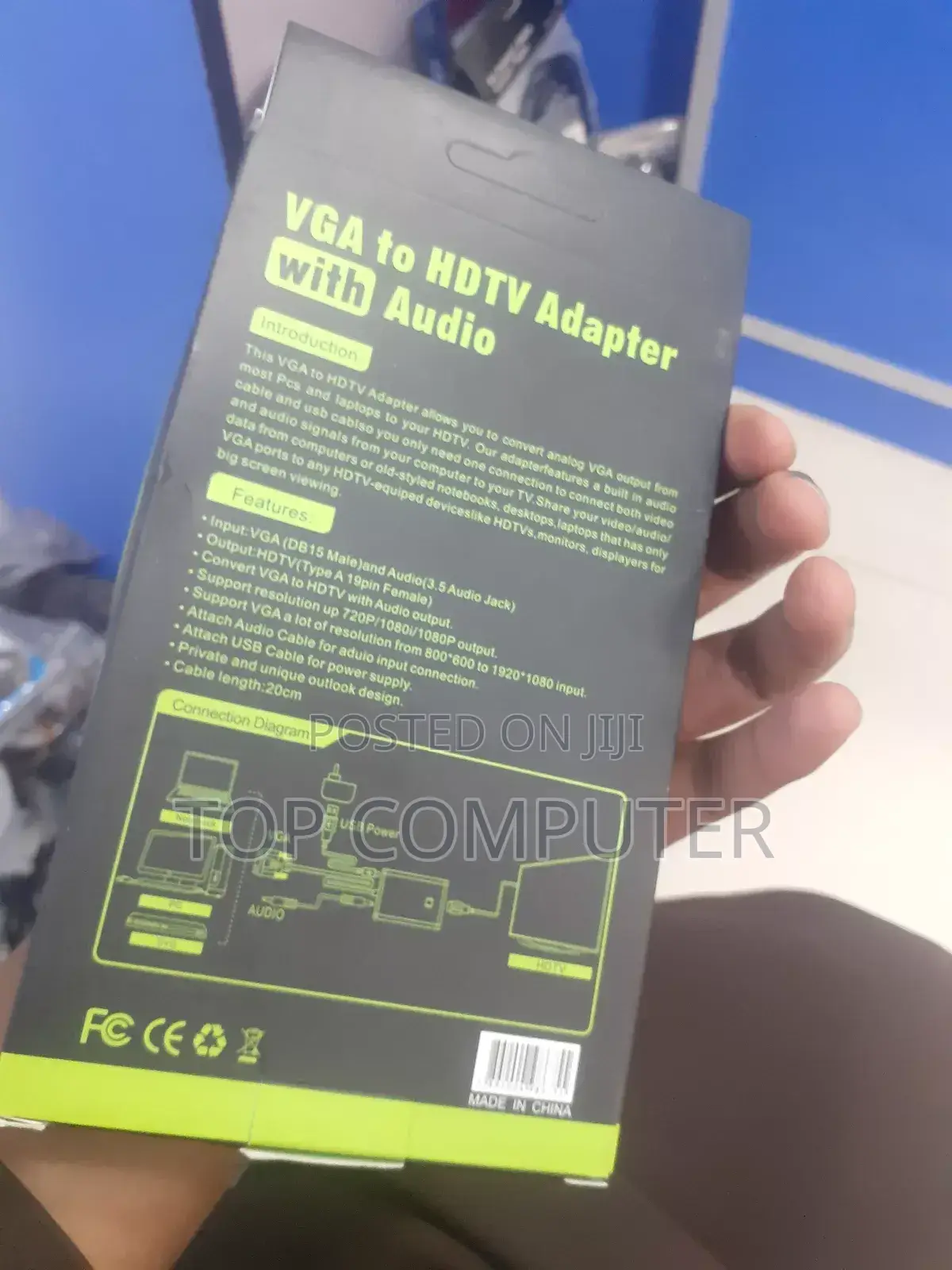 VGA TO HDTV Adapter With Audio