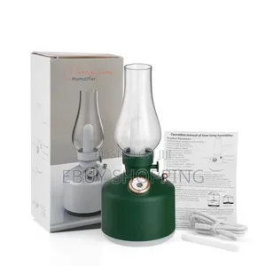 ☛በኤሌክትሪክ የሚሰራ Rechargeable Vintage Lamp Humidifier
