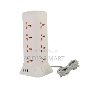 2 USB መቀበያ ያለው 20in1 Power Socket
