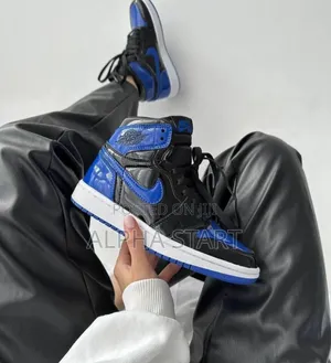 Photo - #Nike Air #Jordan 1 #Patent Royal Blue #High Shoes For