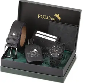 Photo - Polo Air Set Watch Perfume Wallet Belt