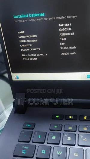 New Laptop Asus ROG Strix G15 32GB AMD Ryzen 9 SSD 1T