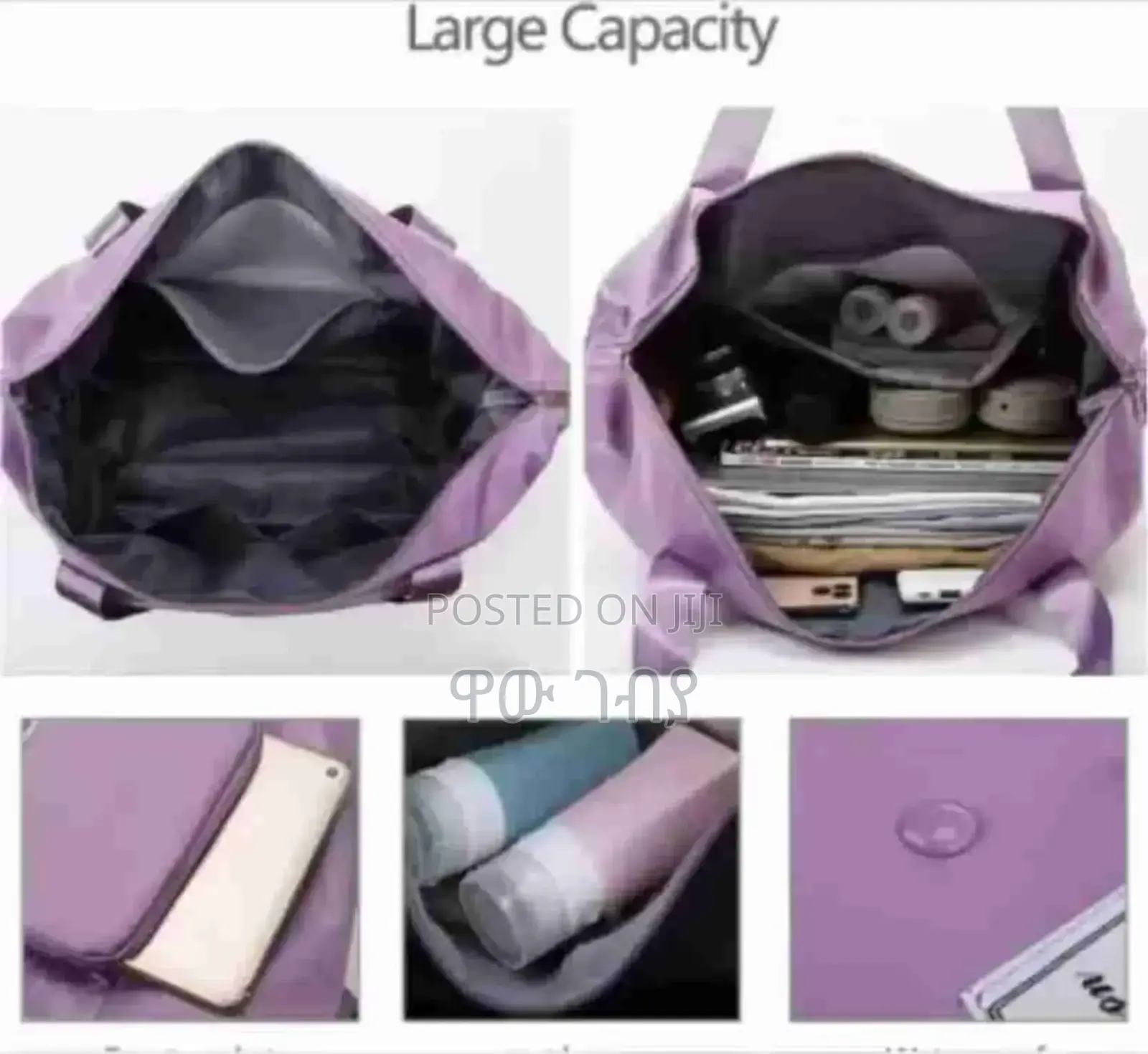 Foldable High Capacity Travel Bags