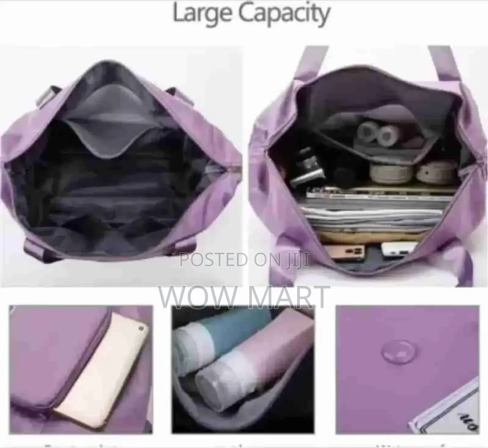 Foldable High Capacity Travel Bags
