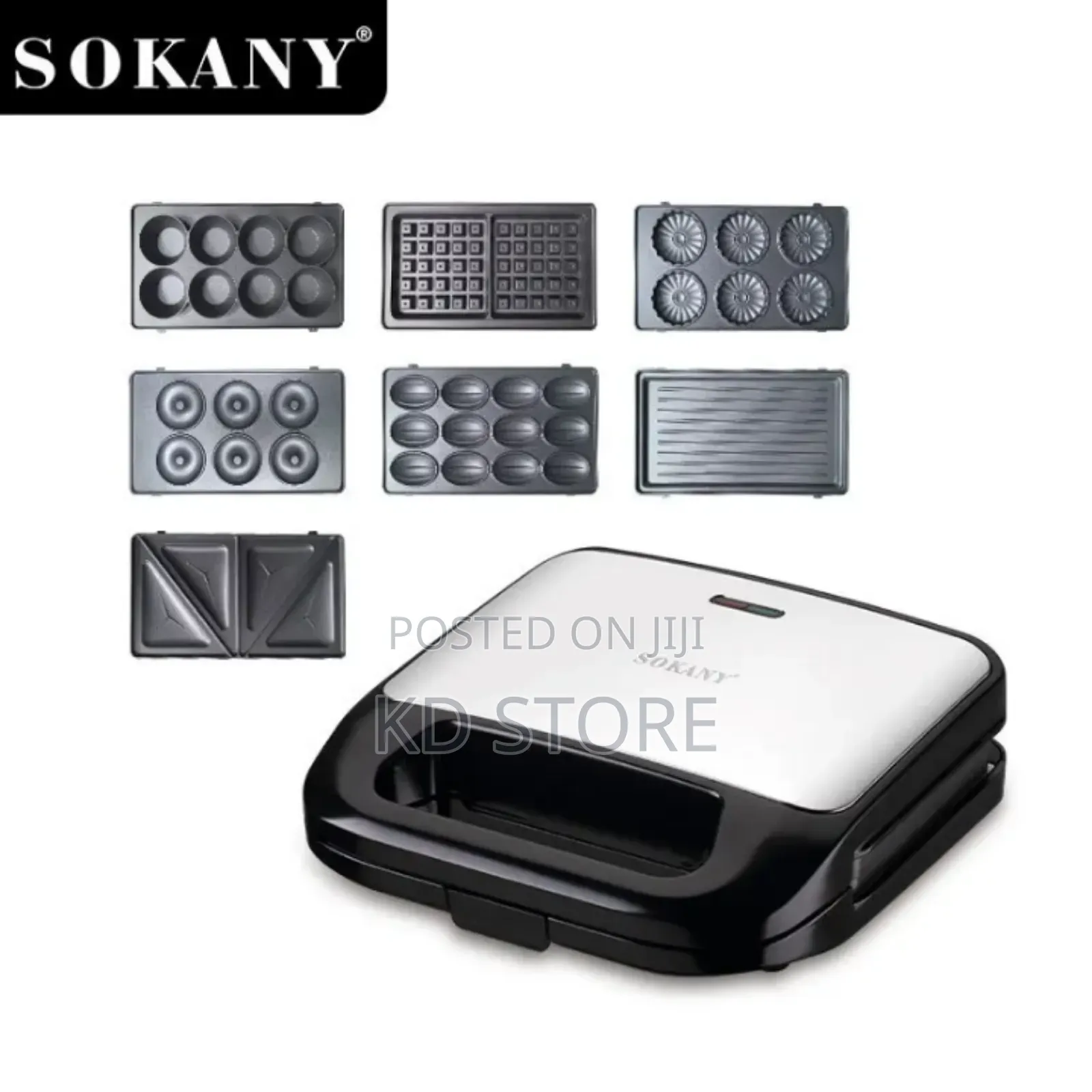  Sokany 7 in 1 Waffle Maker - Sandwich Toaster