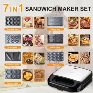  Sokany 7 in 1 Waffle Maker - Sandwich Toaster
