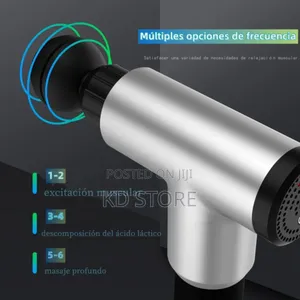 Rechargeable Massage Gun With 4 Massage Heads