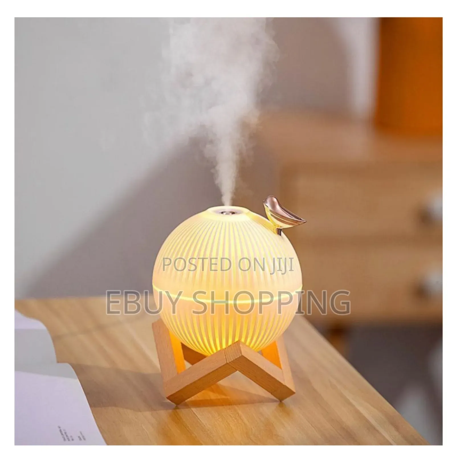 **Usb Portable Humidifier – Silent Operation 3-Color Light