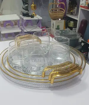 3 PCS አክለሪክ ሰርቪስ
 እና 
6 የመጠጥ ብርጭቆዎች ሁለቱን