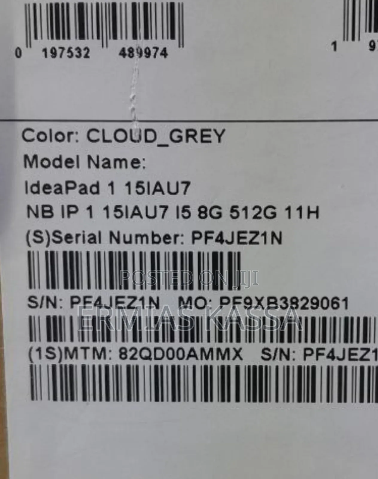 New Laptop Lenovo Ideapad 3 8GB Intel Core I5 SSD 512GB