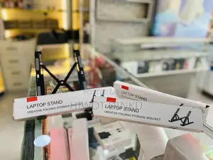 Photo - Adjustable Portable Laptop Stand Extra Phone Stand