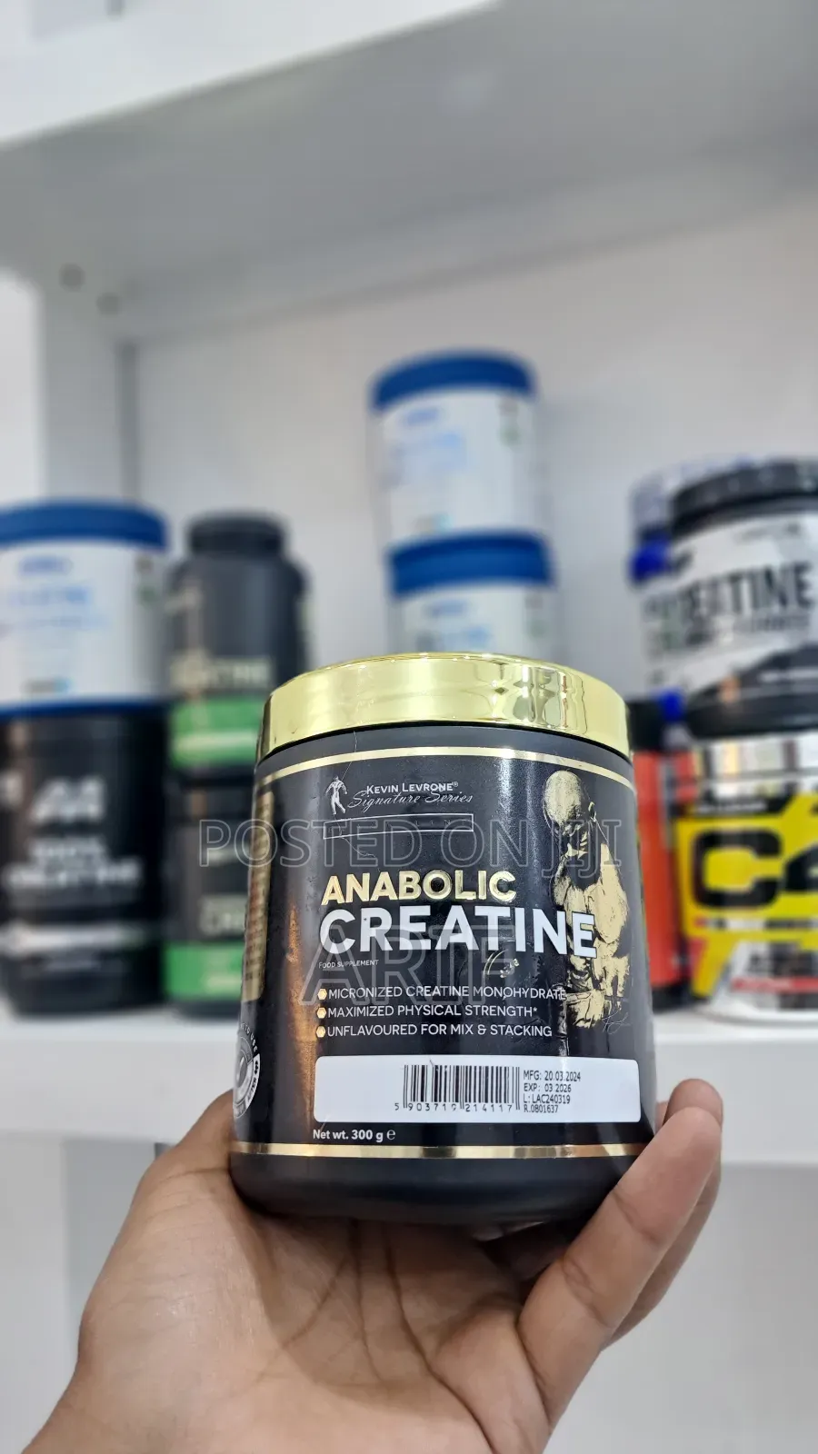 100% Pure Creatine Monohydrate Anabolic