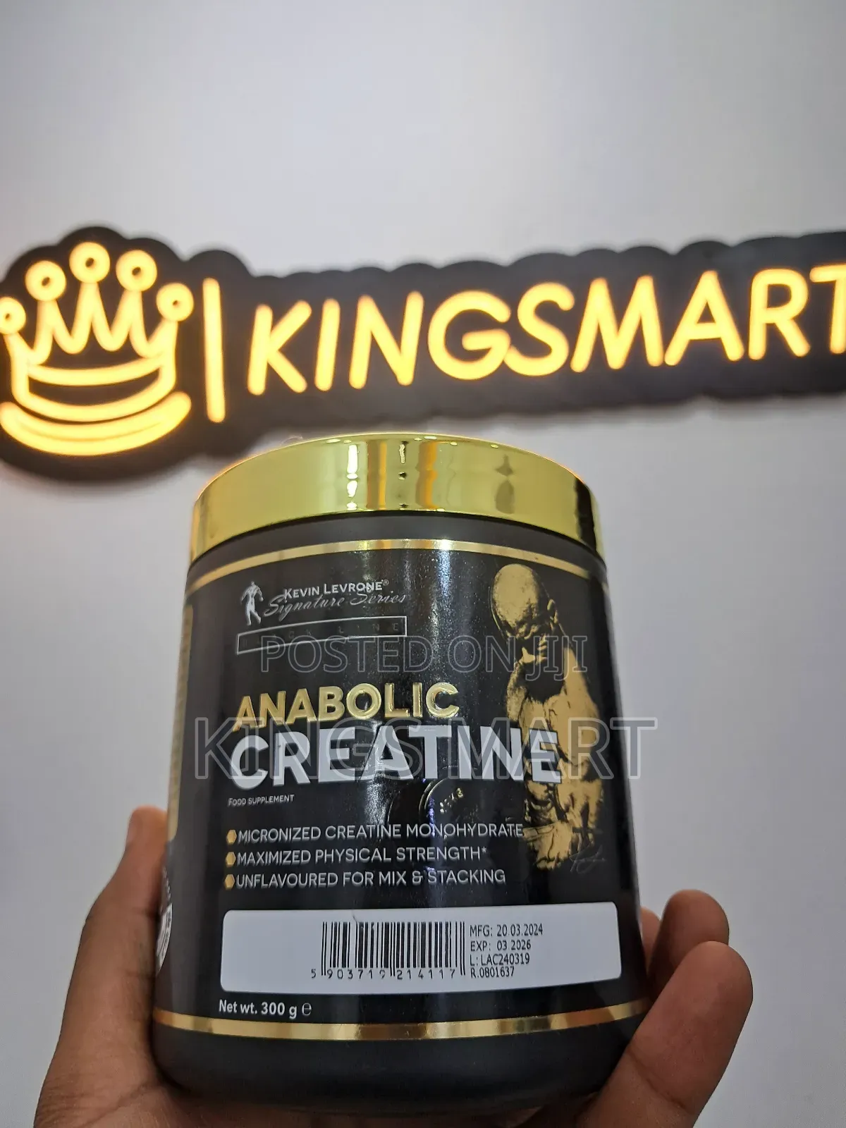 100% Creatine Monohydrate (Kevine Levrone)