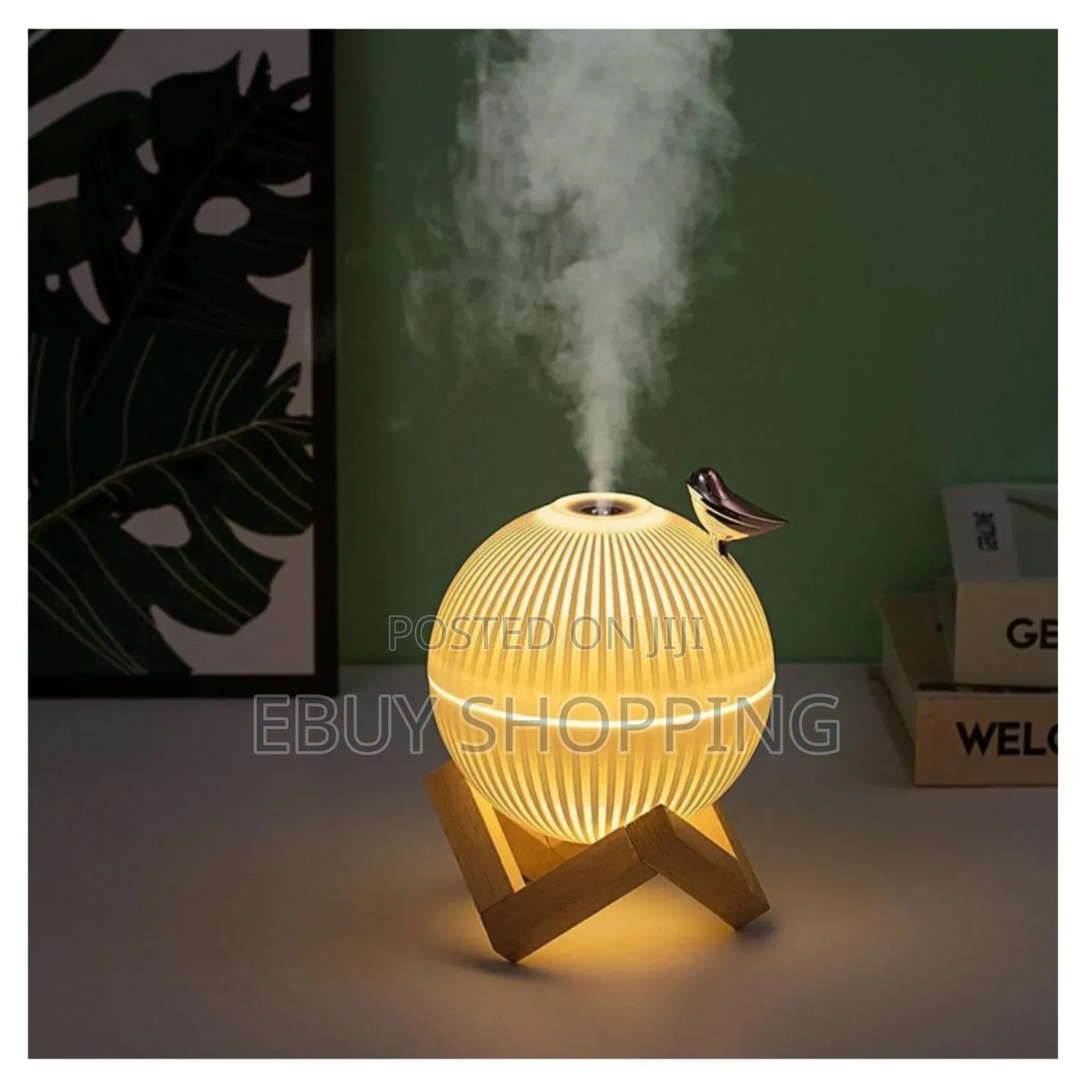 **Lark Bird Humidifier – Adjustable Mist Ambient Lighting**