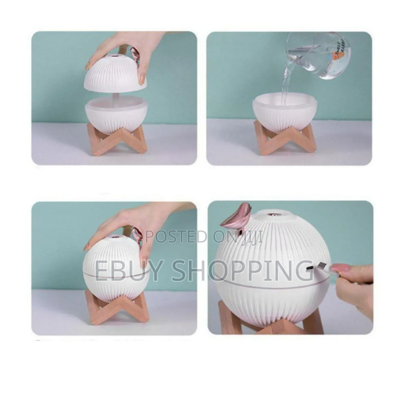 **Lark Bird Humidifier – Adjustable Mist Ambient Lighting**