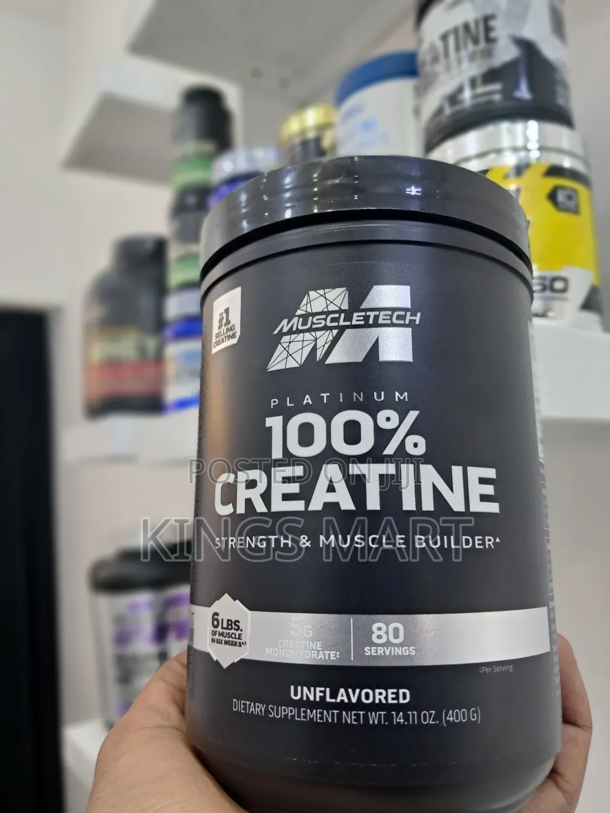 100% Creatine Monohydrate Platinum