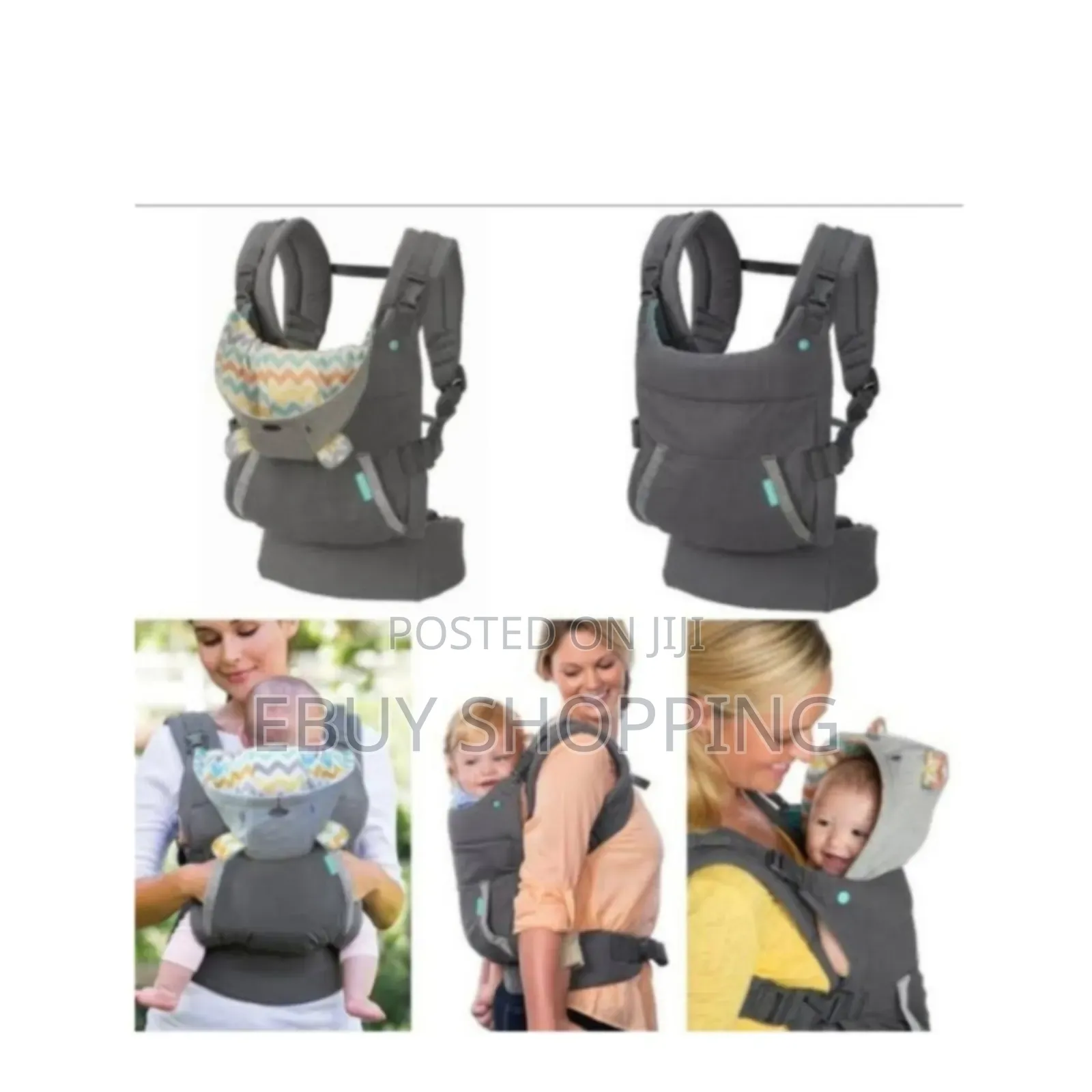 Removable Canopy Hood Infantino Baby Carrier (ባለ ኮፍያ)