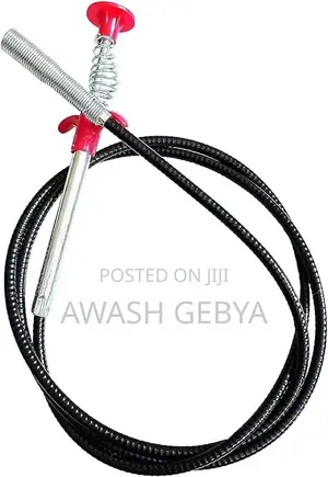 Photo - Long Sewer Cleaning Wire Spring