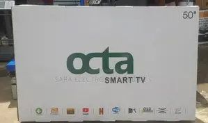 OCTA 50" Smart Android TV – UHD, Double Glass